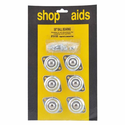 5/8" Conveyor Roller Ball Transfer Bearings, Set of 6 (28504) - W03
