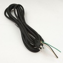 25 Feet 16 AWG SJO 3 Wire 125 Volt NEMA 5-15P Electrical Cord - W02