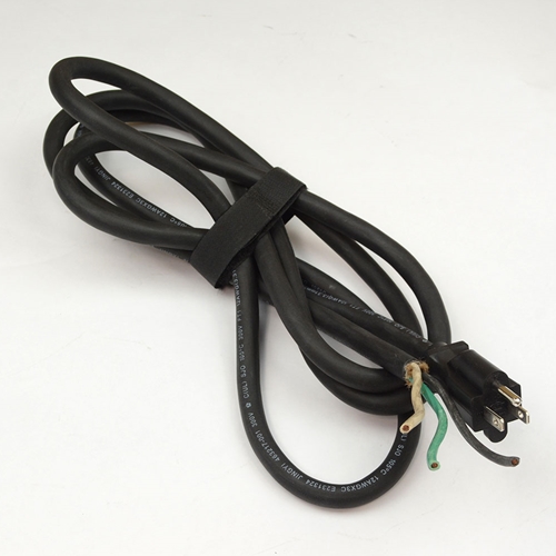 9 Feet 12 AWG SJO 3 Wire 125 Volt NEMA 5-15P Electrical Cord - W02