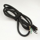 9 Feet 12 AWG SJO 3 Wire 125 Volt NEMA 5-15P Electrical Cord - W02