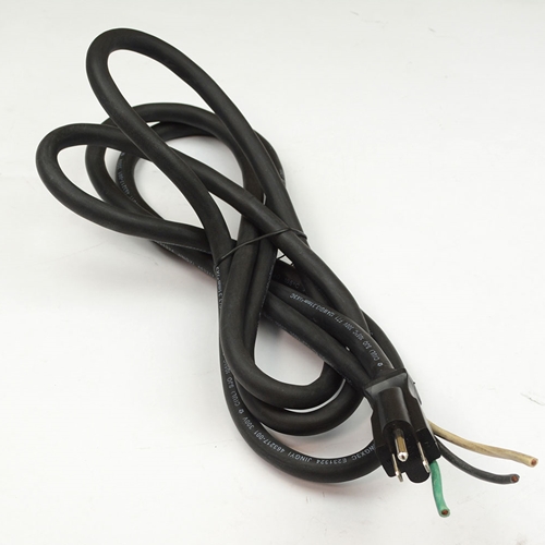 9 Feet 12 AWG SJO 3 Wire 125 Volt NEMA 5-15P Electrical Cord - W03