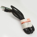 9 Feet 12 AWG SJO 3 Wire 125 Volt NEMA 5-15P Electrical Cord - W04