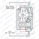 1ph 220-240 5hp 22-34 amp Magnetic Switch (SW90-25) - W03