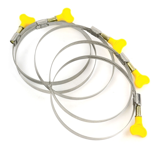 4" Key hose clamp  - 5 pack - W02