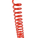 1/4" 20 ft long w/1/4" NPT Solid Fittings, Recoil Red PU Hose - W02