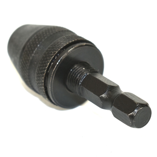 Mini (1/32" to 5/32") Keyless Drill Chuck with 1/4" Quick-Change Hex Shank Adapter - W03