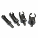Plug Cutter Set 4pcs Round Shank - W02