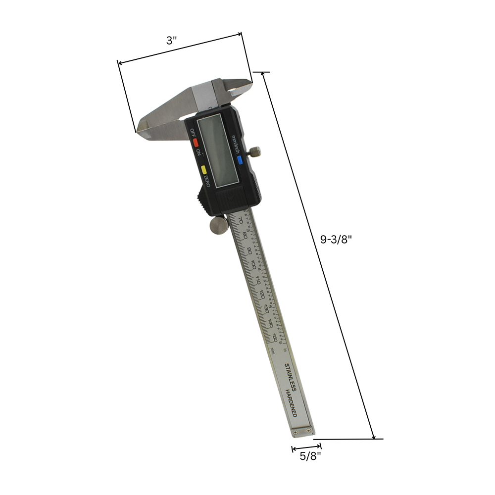 6" Digital Caliper (302B-02) - W04
