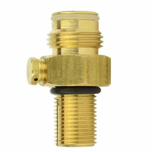 Pin Valve for Co2 Paintball Tanks - Brass - W03