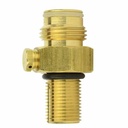 Pin Valve for Co2 Paintball Tanks - Brass - W03