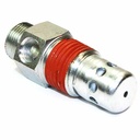 Check Valve, 1/2" Male NPT Compressor Input with 1/8" Female NPT Unloader Port - W02