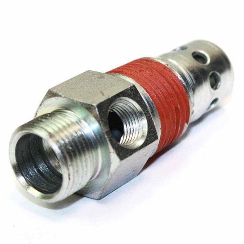 Check Valve, 1/2" Male NPT Compressor Input with 1/8" Female NPT Unloader Port - W03