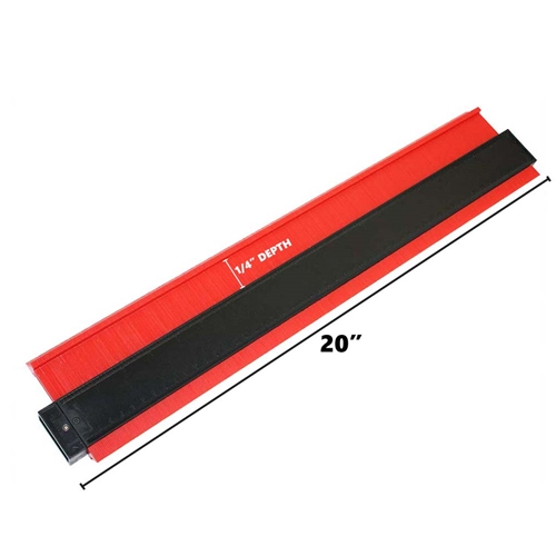 20" plastic contour gauge - W04