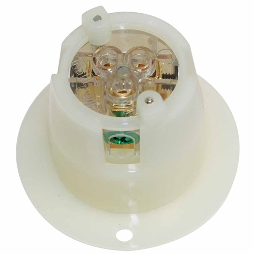 Std Receptacle Flange 2-Pole 3-Wire 15A 250V NEMA 6-15R - W02