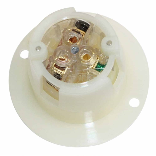 Std Receptacle Flange 2-Pole 3-Wire 20A 250V NEMA 6-20R - W02