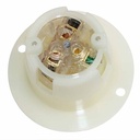Std Receptacle Flange 2-Pole 3-Wire 20A 250V NEMA 6-20R - W02