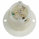 Twist Lock Flange Plug 2-Pole 3-Wire 15A 125V NEMA L5-15P - W03