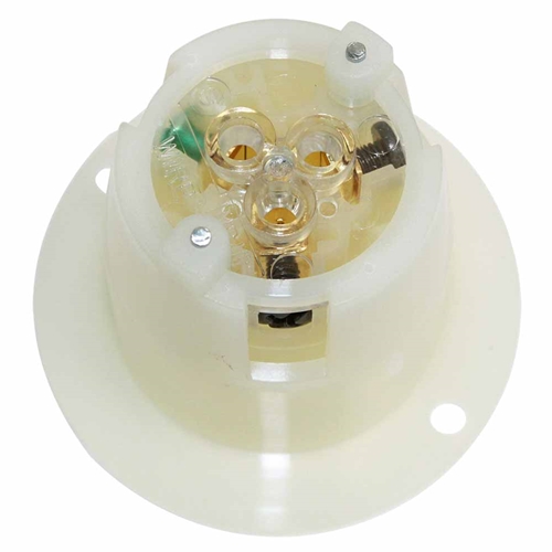 Twist Lock Flange Plug 2-Pole 3-Wire 15A 250V NEMA L6-15P - W03