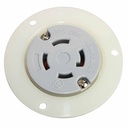 Twist Lock Receptacle Flange 3-Pole 4-Wire 30A 250V NEMA L15-30R - W02