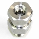 Stainless Steel Swivel fitting, 1/4” MPT x 1/4” NPTF, Max O.P. 4000 psi - W03