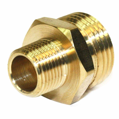 3/4" GHT Male x 3/8" Male NPT Hose Fitting - W02