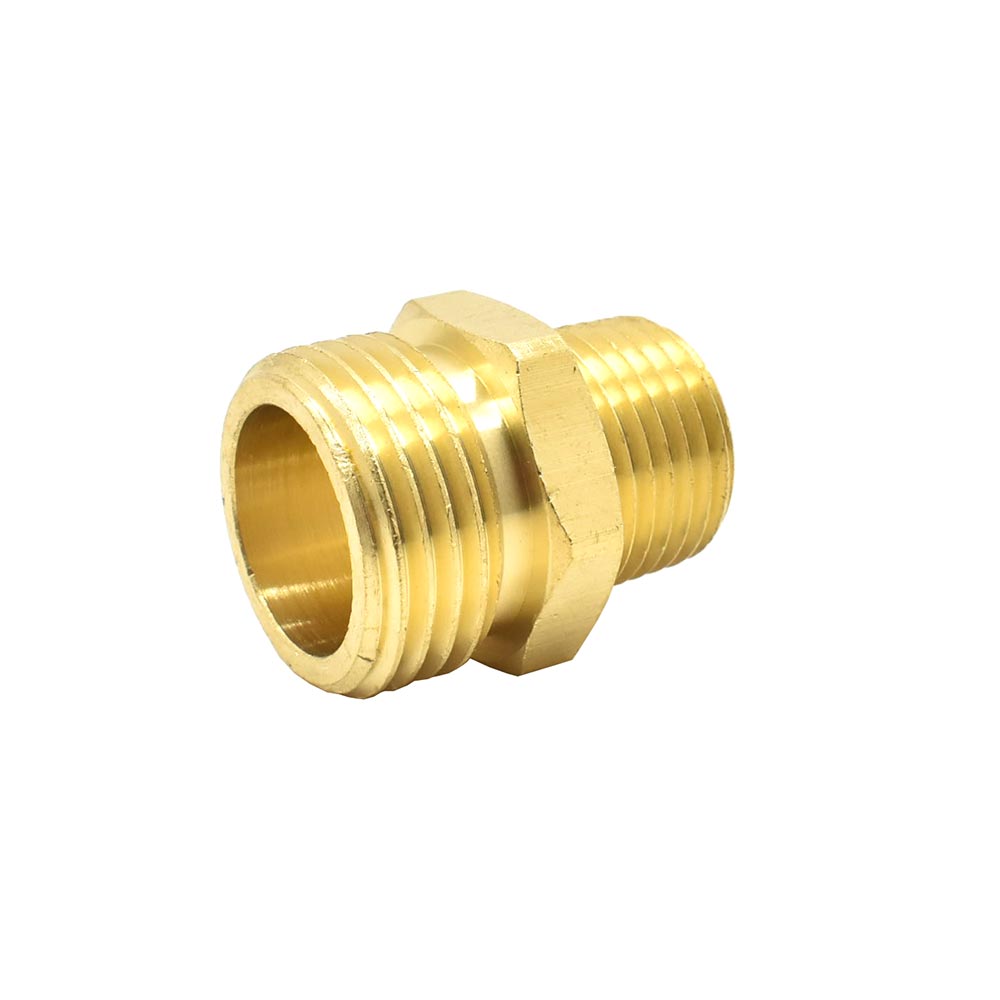 3/4" GHT Male x 1/2" Male NPT Hose Fitting - W02