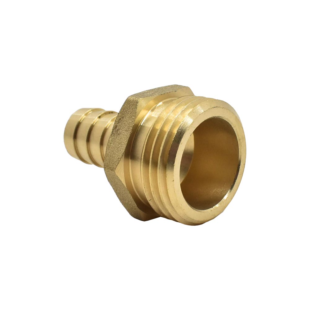 3/4" GHT Male x 1/2" Barb Hose Fitting - W03