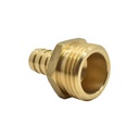 3/4" GHT Male x 1/2" Barb Hose Fitting - W03