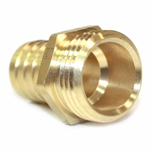 3/4" GHT Male x 3/4" Barb Hose Fitting
(4400356) - W02