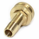 3/4" GHT Female x 1/4" Male NPT Hose Fitting - Swivel - W02