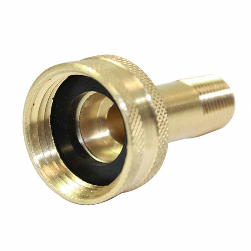 3/4" GHT Female x 1/4" Male NPT Hose Fitting - Swivel - W03