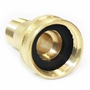 3/4" GHT Female x 3/8" Male NPT Hose Fitting - Swivel - W03