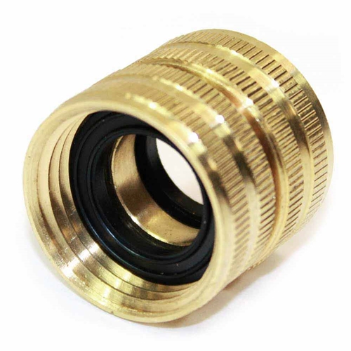 3/4" GHT Female x 3/4" GHT Femal Water Hose Fitting - Swivel - W02