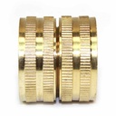 3/4" GHT Female x 3/4" GHT Femal Water Hose Fitting - Swivel - W03