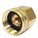 3/4" GHT Female x 1/2" Female NPT Water Hose Fitting - Swivel - W03