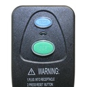 GFCI 15 Amp Plug NEMA 5-15P, with 12" single tap connector (NEMA 5-15R) - W06