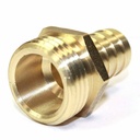 3/4" GHT Male x 5/8" Barb Hose Fitting - W03