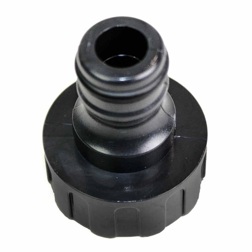 Garden Hose Plug, 3/4-11.5 NH Female, Black Plastic - W02