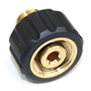 M22 Female  x 3/8” Male NPT Adapter - Brass - W02