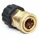 M22 Female x 3/8” Quick Connect Coupler 2700PSI - Brass - W02