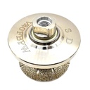 1-1/2" Full Bullnose Vacuum Brazed Diamond Profile Wheel with 5/8"-11 Female Threads - W02
