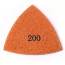 200 Grit Electroplated Triangular Polishing Diamond Pads for Oscillating Tools
 - W02