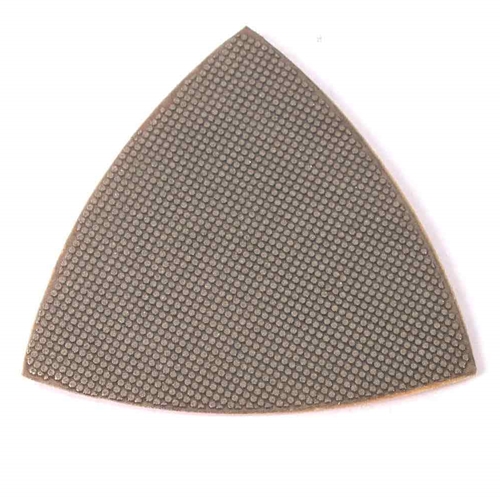 200 Grit Electroplated Triangular Polishing Diamond Pads for Oscillating Tools
 - W03