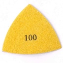  100 Grit Electroplated Triangular Polishing Diamond Pads for Oscillating Tools
 - W02