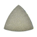 50 Grit Electroplated Triangular Polishing Diamond Pads for Oscillating Tools
 - W02