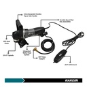 Variable Speed 700-3000 RPM, 800 Watt, Wet Grinder with Under Hung Water Feed VSP5 (HWVGRIN) - W02