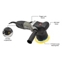 Hardin Random Orbital Polisher, 1800- 7000 RPM, 7 Amp, 800 Watt, w/5" Velcro and 5" Buffing Pad - W02
