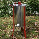 3 Frame Beekeeping 304 Stainless Steel Drum Honey Extractor With Stand - Manual - W03