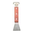8" Stainless Steel Beehive Frame Lifter and Scraper - Wood Handle - W02