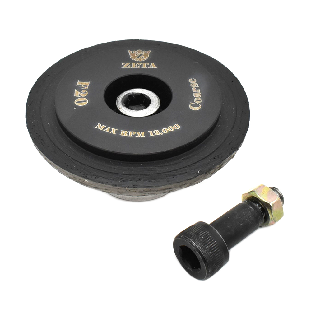 3/4" Ogee Bullnose Vacuum Brazed Diamond Profile Wheel with 5/8" x 11 Female Spindle
 - W02